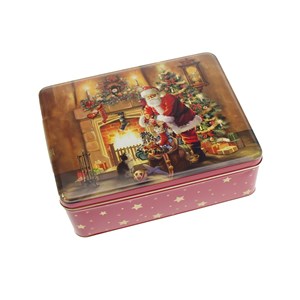 "Cosy Christmas" Rektangulær metallboks