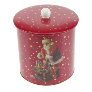 "Cosy Christmas" Rund metallboks