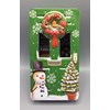 "Green Christmas Door" Large, metalleske med hengslet lokk