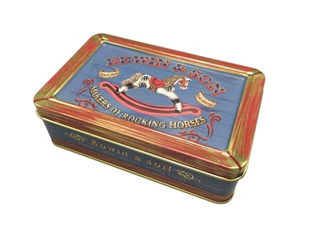 "Edwin & Son - Makers of Rocking Horses" Metalleske