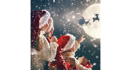 Serviett "There Is Santa" 33 x 33 cm, 20 stk