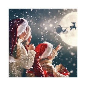 "There Is Santa" Servietter, 33 x 33 cm, 20 stk