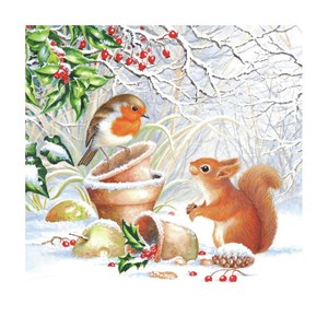 "Winter Picture" Servietter, 33 x 33 cm, 20 stk