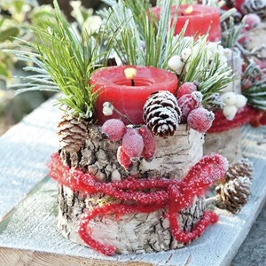 Serviett "Frozen Candel"  33 x 33 cm, 20 stk