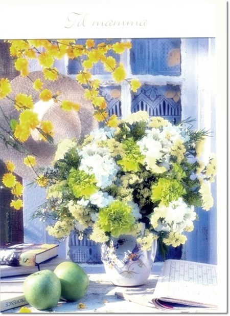 Til Mamma, vårblomster i vase