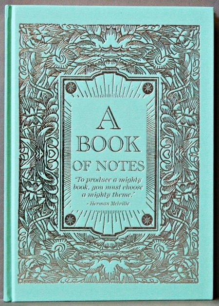 "My Book of Notes", Tiffany Blue A4 Cased No