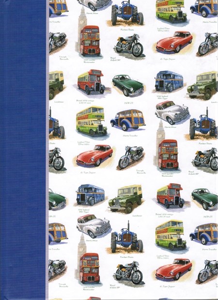 "Nostalgic Cars", Notatbok, A5, linjert, 80