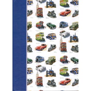 "Nostalgic Cars", Notatbok, A5, linjert, 80