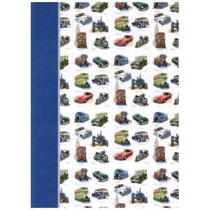 "Nostalgic Cars", Notatbok, A4, linjert, 80