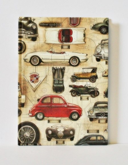 "Cars" Bomo Simple Journals, A5, 120 sider,