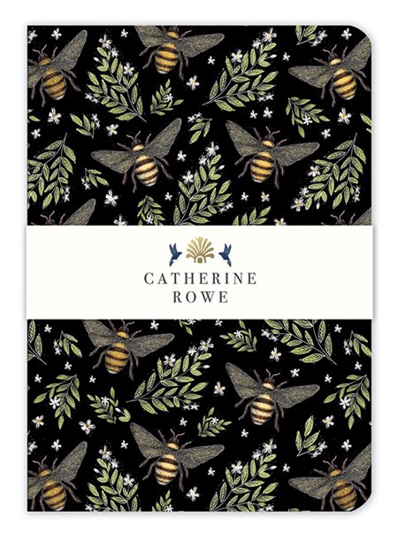 "Catherine Rowe - Honey Bee" A5 Luxury Notebook