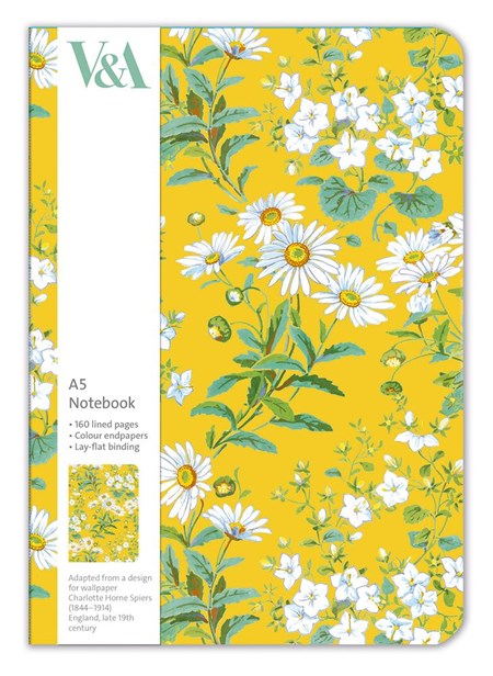 "Yellow Flowers" A5 Luxury Notebook