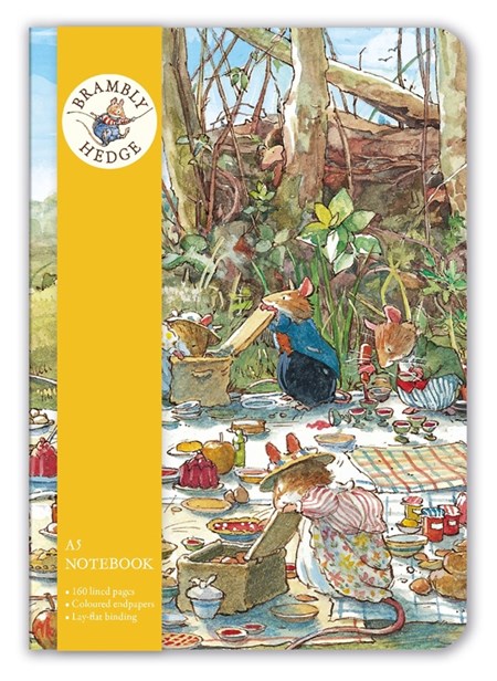 "Picnic Time - Brambly Hedge" A5 Luxury Notebook