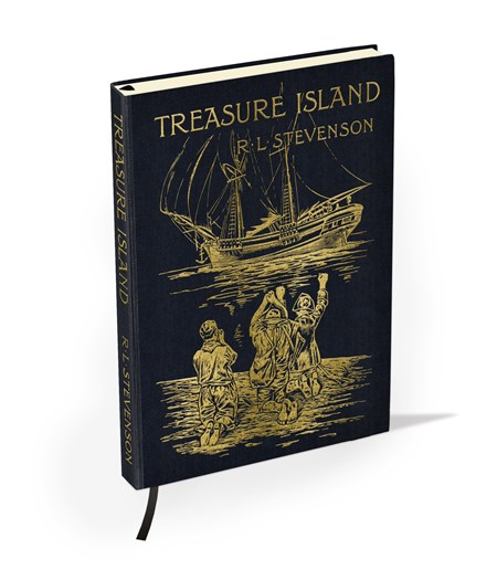 "Treasure Island by R. L. Stevenson" British