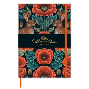 "Poppy Red" Deluxe Journal