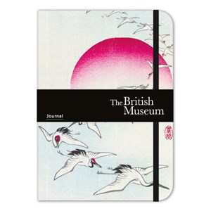 "Cranes and Rising Sun" Elasticated Journal