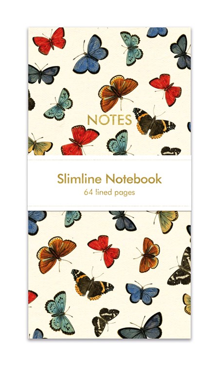 "Vintage Butterflies" Slimline Notebook