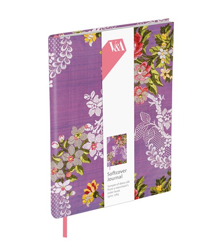 "Purple Dress Silk" Softcover Journal