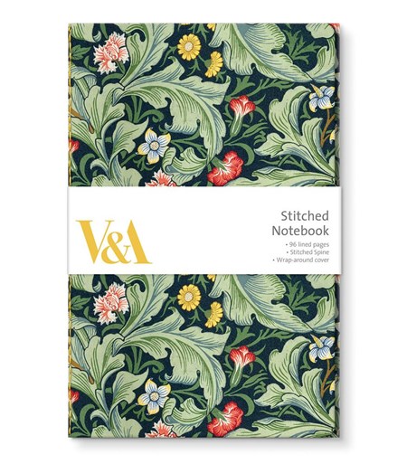 "Leicester Wallpaper" Stitched Notebook