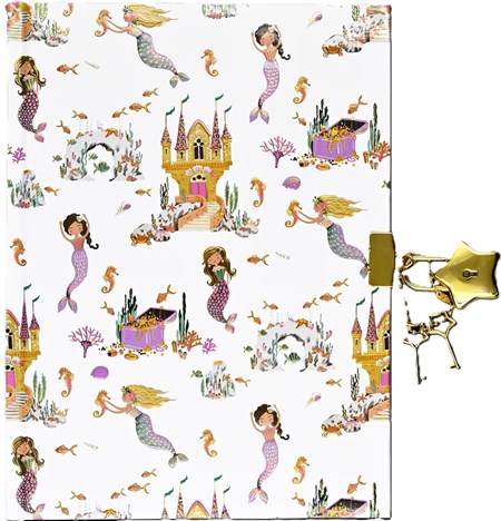 "Mermaid Tales" Locking Journal