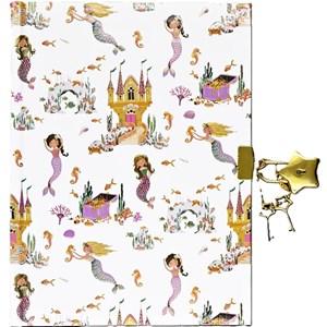 "Mermaid Tales" Locking Journal
