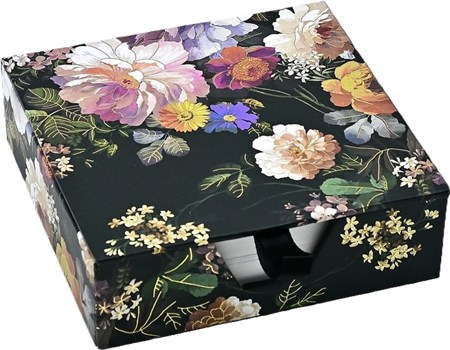 "Midnight Floral" Desk Notes