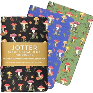 "Mushrooms" Jotter Notebook Sets (3)