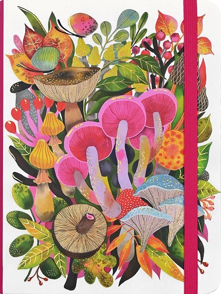 "Mushroom Medley" Mid-size Journal