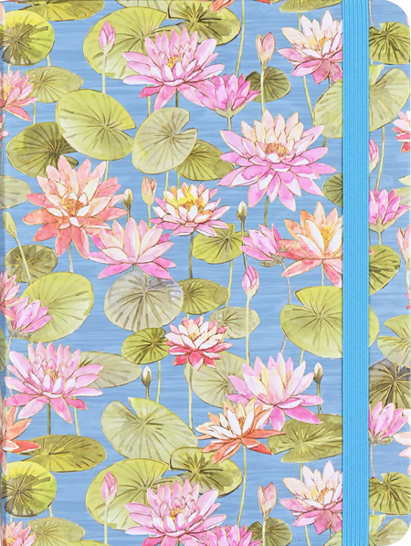 "Water Lilies" Mid-size Journal