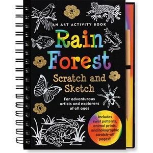 "Rain Forest" Scratch and Sketch Activity Book