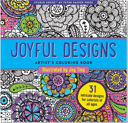 "Joyful Designs" Artis's Coloring Books