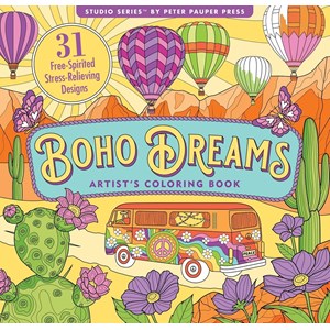"Boho Dreams" Artis's Coloring Books