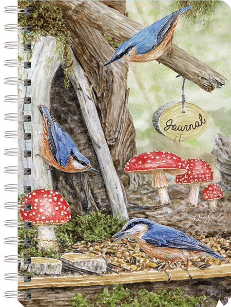 "Fairy Garden" Spiral Journal