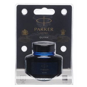 Parker blekkhus, blå/svart, permanent, 57 ml