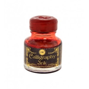 "Ruby Calligraphy Ink with Wax Seal Top" 30 ML