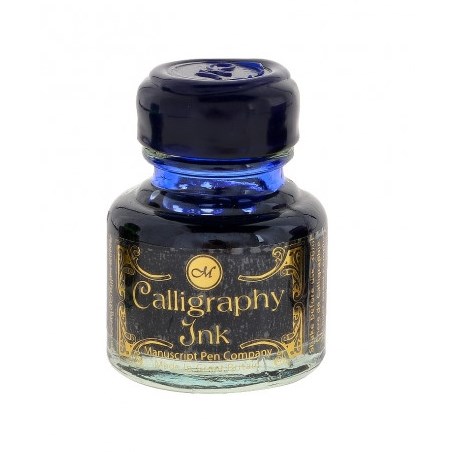 "Sapphire Calligraphy Ink with Wax Seal Top" 30 ML
