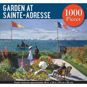 "Garden at Sainte-Adresse" Puslespill 1000 biter