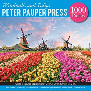 "Windmills and Tulips" Puslespill 1000 biter