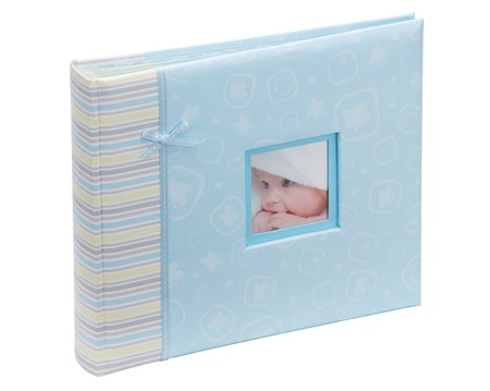 "Happy Baby Scrapbook", Fotoalbum, Blå, 48 b