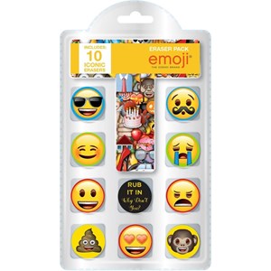 "Emoji" Eraser Pack (10 viskelær)