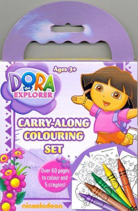 "Dora" Carry-Along Colouring Set