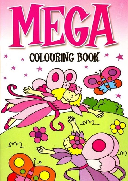 Malebok "Mega Colouring Book Fe"