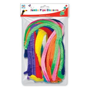 "25 Giant Pipe Cleaners", ass farger