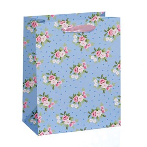 "Blue Floral" Gavepose small