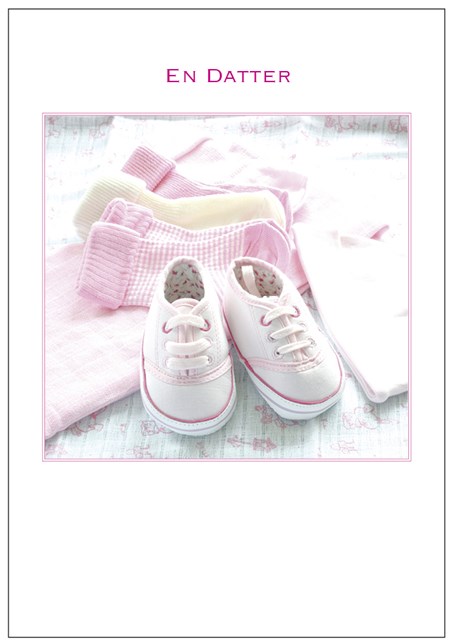 "En datter", rosa sokker og sko