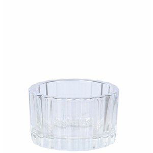 Sture Telysholder med sølvkant D8, H5,5 cm.