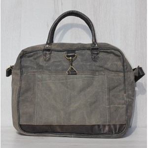 Laptop Bag "Plain Black/Wash"