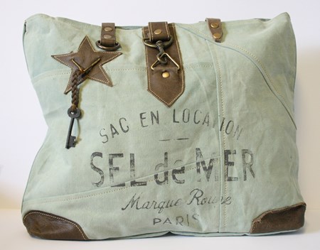 "SEL de MER" ,Turquoise, Shoulder Bag