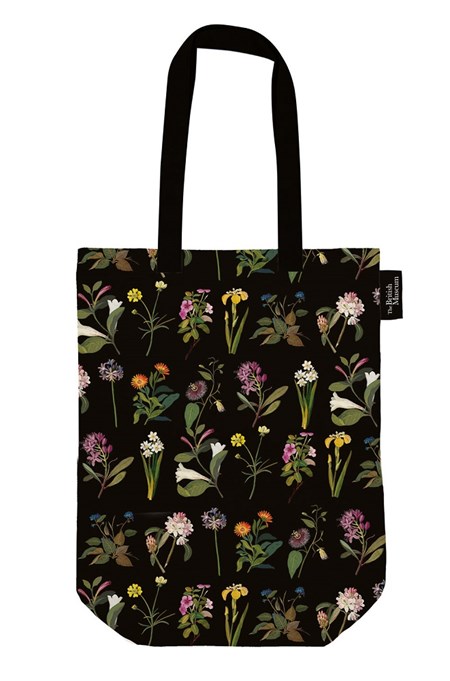 "Delany Flowers" Tote Bag i organisk bomull kanvas