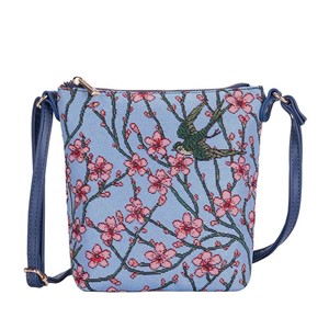 Sling Bag Premium "Almond Blossom and Swallow"